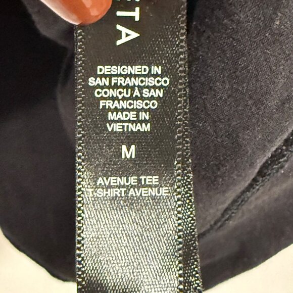 Athleta Avenue Tee Black Size M - Picture 3 of 7